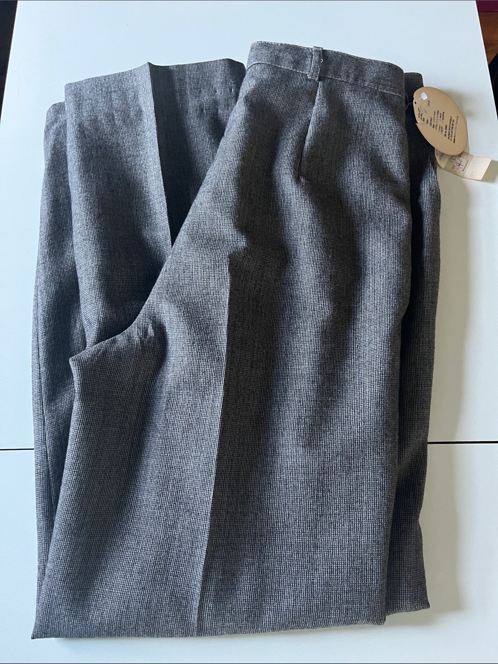 *See Pictures* Giorgio Sant’Angelo Grey Wool Tweed Pants